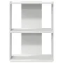 Librería 3 niveles madera ingeniería blanco 60x30x80 cm de , Librerías y estanterías - Ref: Foro24-860256, Precio: 37,96 €, D...