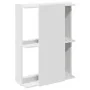 Librería 3 niveles madera ingeniería blanco 60x30x80 cm de , Librerías y estanterías - Ref: Foro24-860256, Precio: 37,96 €, D...