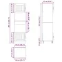 Armarios para horno 2uds Kalmar roble artisan madera ingeniería de , Armarios de cocina - Ref: Foro24-3315050, Precio: 185,35...