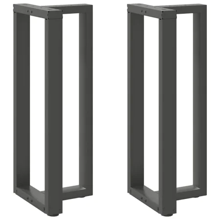 Patas mesa bar forma T 2 uds acero antracita 50x35x(100-101)cm de , Patas para mesas - Ref: Foro24-4013090, Precio: 141,56 €,...