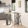 Patas mesa bar forma T 2 uds acero antracita 50x35x(100-101)cm de , Patas para mesas - Ref: Foro24-4013090, Precio: 141,56 €,...