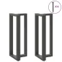 Patas mesa bar forma T 2 uds acero antracita 50x35x(100-101)cm de , Patas para mesas - Ref: Foro24-4013090, Precio: 141,56 €,...