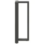Patas mesa bar forma T 2 uds acero antracita 50x35x(100-101)cm de , Patas para mesas - Ref: Foro24-4013090, Precio: 141,56 €,...