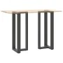Patas mesa bar forma T 2 uds acero antracita 50x35x(100-101)cm de , Patas para mesas - Ref: Foro24-4013090, Precio: 141,56 €,...
