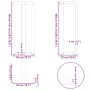Patas mesa bar forma T 2 uds acero antracita 50x35x(100-101)cm de , Patas para mesas - Ref: Foro24-4013090, Precio: 141,56 €,...