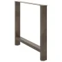 Patas para mesa de centro de acero natural 2 uds 100x(72-73) cm de , Patas para mesas - Ref: Foro24-4013323, Precio: 108,13 €...