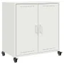 Aparador de acero laminado en frío blanco 68,5x39x72 cm de , Aparadores - Ref: Foro24-846661, Precio: 113,16 €, Descuento: %