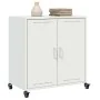 Aparador de acero laminado en frío blanco 68,5x39x72 cm de , Aparadores - Ref: Foro24-846661, Precio: 113,16 €, Descuento: %