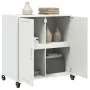 Aparador de acero laminado en frío blanco 68,5x39x72 cm de , Aparadores - Ref: Foro24-846661, Precio: 113,16 €, Descuento: %