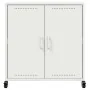Aparador de acero laminado en frío blanco 68,5x39x72 cm de , Aparadores - Ref: Foro24-846661, Precio: 113,16 €, Descuento: %