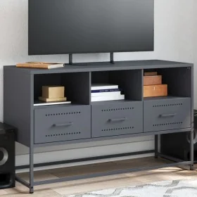 Mueble para TV de acero gris antracita 100,5x39x60,5 cm de , Muebles TV - Ref: Foro24-846544, Precio: 81,08 €, Descuento: %