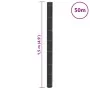 Membrana para malezas PP negra 1,5x50 m de , Mallas antihierbas - Ref: Foro24-4005188, Precio: 54,03 €, Descuento: %