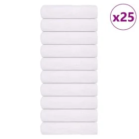 Toallas de ducha 25 uds 100% algodón blanco 70x140 cm 360 gsm de , Toallas - Ref: Foro24-136656, Precio: 174,93 €, Descuento: %