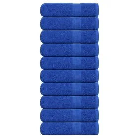 Toallas de baño 10 uds azul 100x150 cm 360 g/m² 100% algodón de , Toallas - Ref: Foro24-136718, Precio: 100,36 €, Descuento: %