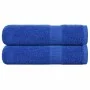 Toallas de ducha 2 uds 100% algodón azul 70x140 cm 360 gsm de , Toallas - Ref: Foro24-136713, Precio: 26,91 €, Descuento: %