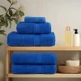 Toallas de ducha 2 uds 100% algodón azul 70x140 cm 360 gsm de , Toallas - Ref: Foro24-136713, Precio: 26,91 €, Descuento: %