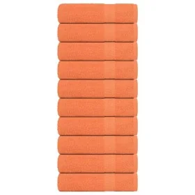Toallas de mano 10 uds naranja 50x100cm 360 gsm 100% algodón de , Toallas - Ref: Foro24-136904, Precio: 51,87 €, Descuento: %