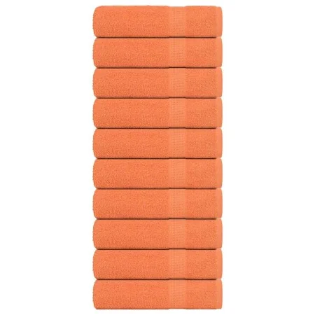 Toallas de baño 10 uds naranja 100x150 cm 360gsm 100% algodón de , Toallas - Ref: Foro24-136910, Precio: 104,64 €, Descuento: %