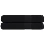 Toallas de sauna 2 uds 100% algodón negro 80x200 cm 360 gsm de , Toallas - Ref: Foro24-136959, Precio: 35,10 €, Descuento: %
