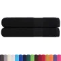 Toallas de sauna 2 uds 100% algodón negro 80x200 cm 360 gsm de , Toallas - Ref: Foro24-136959, Precio: 35,10 €, Descuento: %
