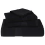 Toallas de sauna 2 uds 100% algodón negro 80x200 cm 360 gsm de , Toallas - Ref: Foro24-136959, Precio: 35,10 €, Descuento: %