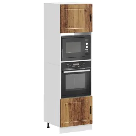 Armarios para horno 2 uds Porto madera vieja madera ingeniería de , Armarios de cocina - Ref: Foro24-3315059, Precio: 235,78 ...