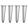 Patas de mesa tipo horquilla 4 uds acero macizo antracita 42 cm de , Patas para mesas - Ref: Foro24-4012442, Precio: 49,55 €,...