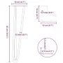 Patas de mesa tipo horquilla 4 uds acero macizo antracita 42 cm de , Patas para mesas - Ref: Foro24-4012442, Precio: 49,55 €,...