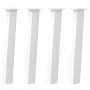 Patas para mesa de centro 4 uds acero blanco 72 cm de , Patas para mesas - Ref: Foro24-4012505, Precio: 84,06 €, Descuento: %