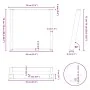 Patas para mesa comedor forma U 2uds acero negro 70x(72-73)cm von , Tischbeine - Ref: Foro24-4012792, Preis: 81,43 €, Rabatt: %