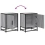 Mesitas noche 2 uds madera ingeniería gris sonoma 40x31x50 cm de , Mesitas de noche - Ref: Foro24-848716, Precio: 66,96 €, De...