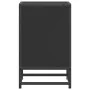 Mesitas de noche 2uds madera ingeniería negro 40x31x50 cm metal by , Nightstands - Ref: Foro24-848700, Price: 63,77 €, Discou...