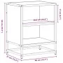 Mesitas de noche 2uds madera ingeniería negro 40x31x50 cm metal by , Nightstands - Ref: Foro24-848700, Price: 63,77 €, Discou...
