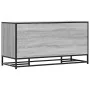 Banco zapatero madera de ingeniería gris sonoma 100x40x53,5 cm by , Benches for halls and storage - Ref: Foro24-849217, Price...