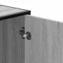 Banco zapatero madera de ingeniería gris sonoma 100x40x53,5 cm by , Benches for halls and storage - Ref: Foro24-849217, Price...