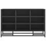 Banco zapatero madera de ingeniería y metal negro 84x40x53,5 cm de , Bancos para recibidores y almacenamiento - Ref: Foro24-8...
