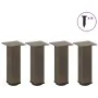 Patas para mesa de centro 4 uds acero acero natural 30-32 cm de , Patas para mesas - Ref: Foro24-4012463, Precio: 65,81 €, De...