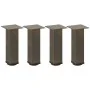 Patas para mesa de centro 4 uds acero acero natural 30-32 cm de , Patas para mesas - Ref: Foro24-4012463, Precio: 65,81 €, De...