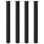 Patas para mesa de centro 4 uds acero negro 110-112 cm de , Patas para mesas - Ref: Foro24-4012480, Precio: 138,50 €, Descuen...