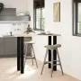 Patas para mesa de centro 4 uds acero negro 110-112 cm de , Patas para mesas - Ref: Foro24-4012480, Precio: 138,50 €, Descuen...
