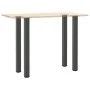 Patas para mesa de centro 4 uds acero antracita 110-112 cm de , Patas para mesas - Ref: Foro24-4012482, Precio: 114,93 €, Des...