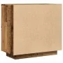 Aparador de madera contrachapada envejecida 80x40x75 cm de , Aparadores - Ref: Foro24-856862, Precio: 86,76 €, Descuento: %