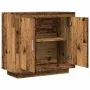 Aparador de madera contrachapada envejecida 80x40x75 cm de , Aparadores - Ref: Foro24-856862, Precio: 86,76 €, Descuento: %