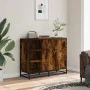 Aparador madera de ingeniería roble ahumado 92x35x76 cm de , Aparadores - Ref: Foro24-849021, Precio: 108,62 €, Descuento: %