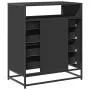 Cajonera de madera contrachapada negro 70x41x83,5 cm de , Cajoneras - Ref: Foro24-849089, Precio: 120,73 €, Descuento: %
