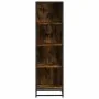 Estantería madera ingeniería color roble ahumado 40x35x139 cm de , Librerías y estanterías - Ref: Foro24-849126, Precio: 82,4...