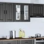 Armario de pared para cocina con puerta de cristal Porto negro de , Armarios de cocina - Ref: Foro24-854148, Precio: 68,15 €,...