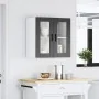 Armario de pared para cocina con puerta de cristal Porto negro de , Armarios de cocina - Ref: Foro24-854148, Precio: 68,15 €,...