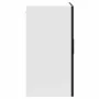 Armario de pared para cocina con puerta de cristal Porto negro de , Armarios de cocina - Ref: Foro24-854148, Precio: 68,15 €,...