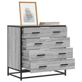 Cajonera de madera contrachapada gris sonoma 70x41x70 cm by , Drawers - Ref: Foro24-849082, Price: 113,63 €, Discount: %